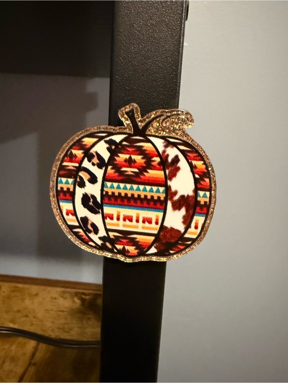 Aztec/Western Pumpkin Acrylic Magnet